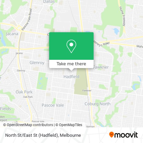 North St/East St (Hadfield) map