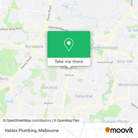 Raldex Plumbing map
