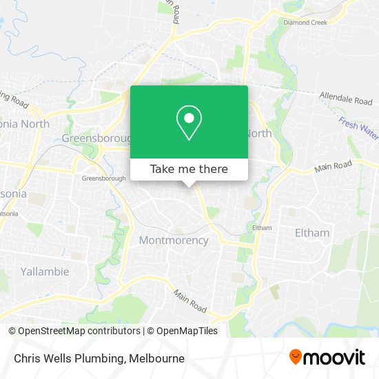 Chris Wells Plumbing map