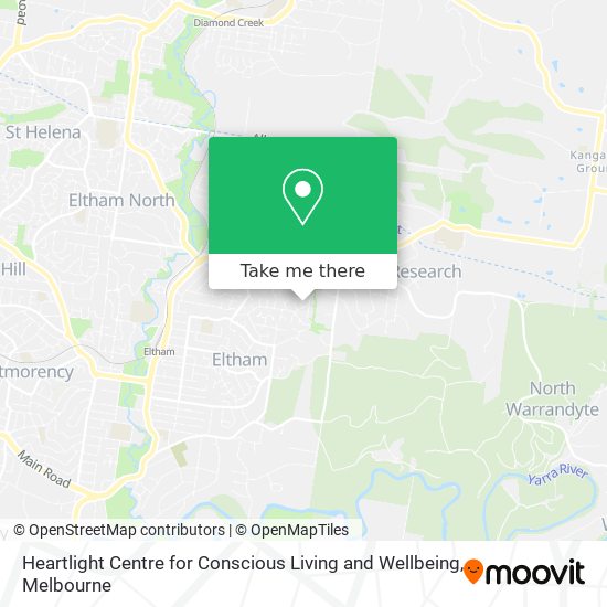 Heartlight Centre for Conscious Living and Wellbeing map
