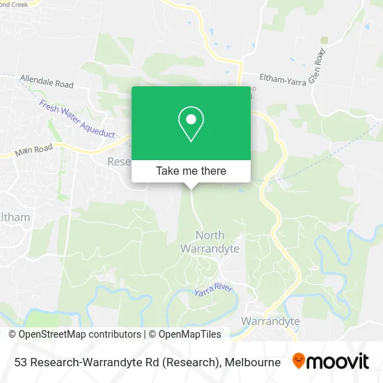53 Research-Warrandyte Rd map