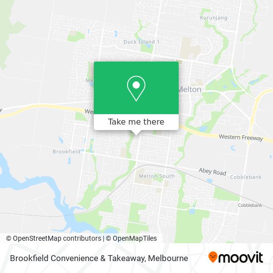 Brookfield Convenience & Takeaway map