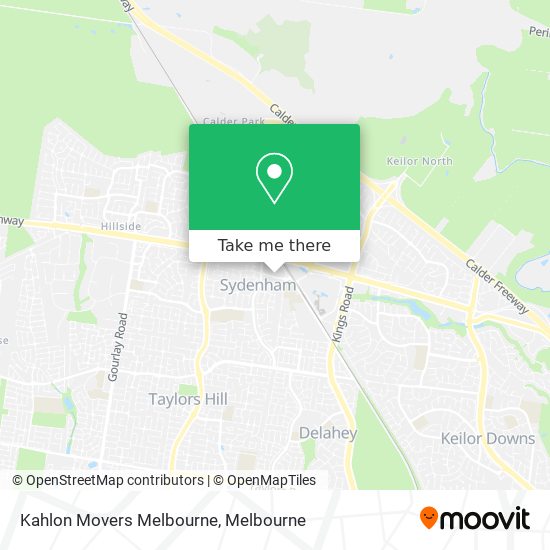 Kahlon Movers Melbourne map