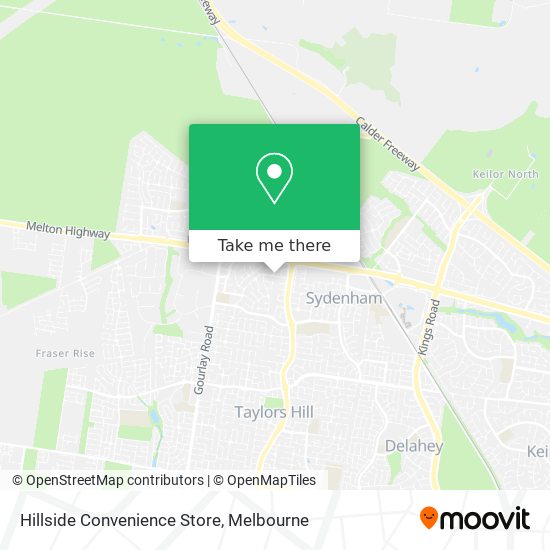 Hillside Convenience Store map