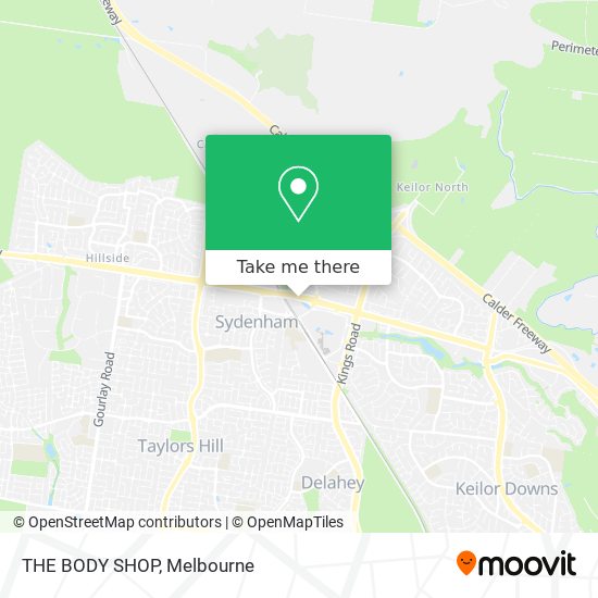 THE BODY SHOP map