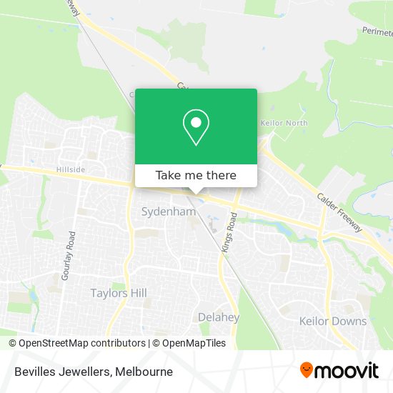 Bevilles Jewellers map