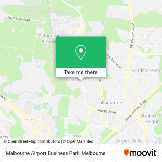 Melbourne Airport Business Park map