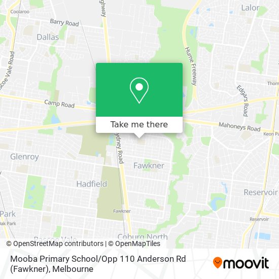 Mooba Primary School / Opp 110 Anderson Rd (Fawkner) map