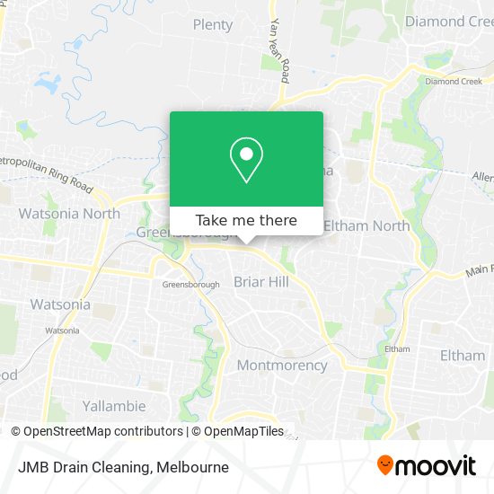 JMB Drain Cleaning map