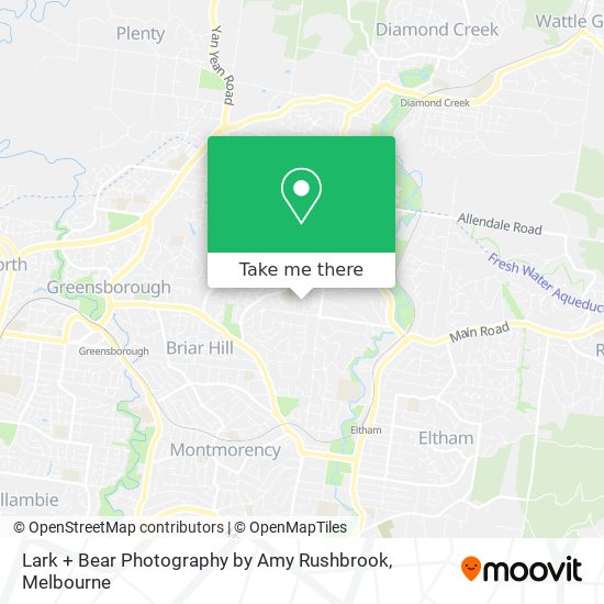 Lark + Bear Photography by Amy Rushbrook map