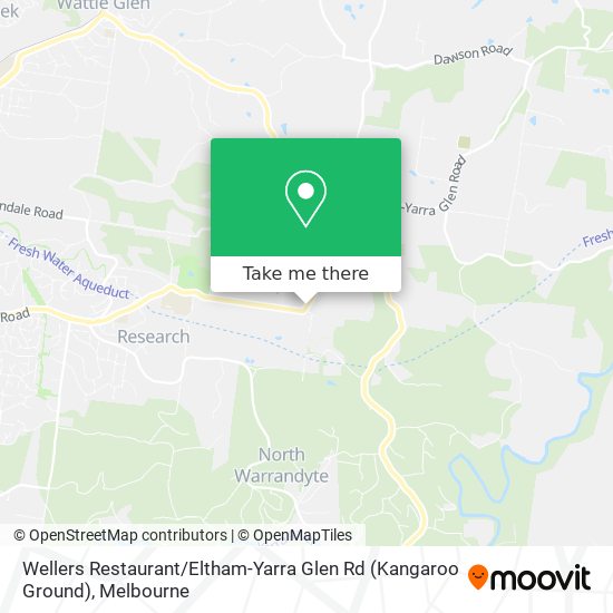 Wellers Restaurant / Eltham-Yarra Glen Rd (Kangaroo Ground) map