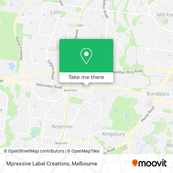 Mpressive Label Creations map