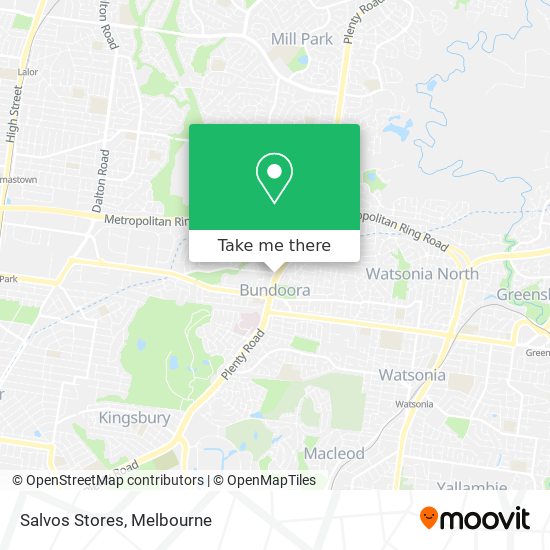 Salvos Stores map