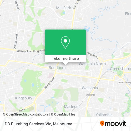 DB Plumbing Services-Vic map