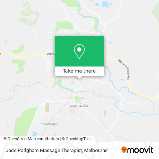 Jade Padgham Massage Therapist map