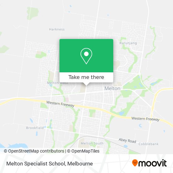 Melton Specialist School map