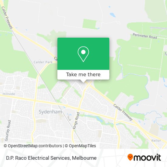 D.P. Raco Electrical Services map