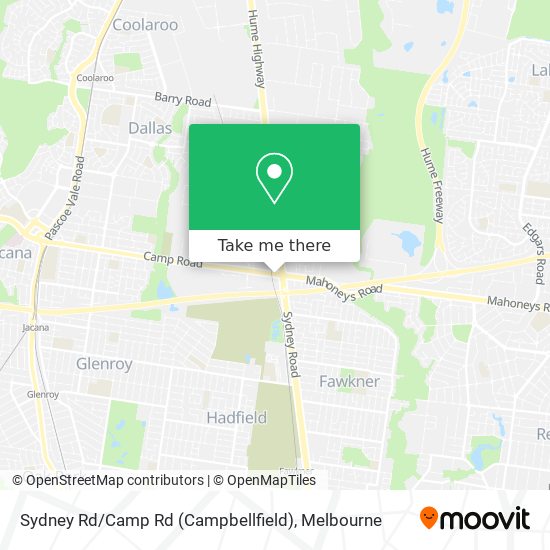 Mapa Sydney Rd / Camp Rd (Campbellfield)