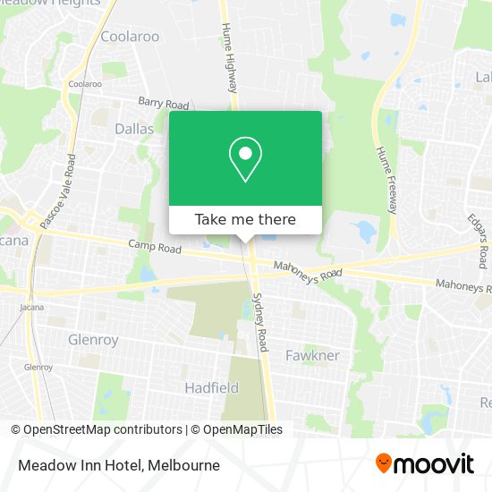 Meadow Inn Hotel map