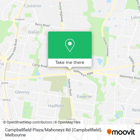 Mapa Campbellfield Plaza / Mahoneys Rd