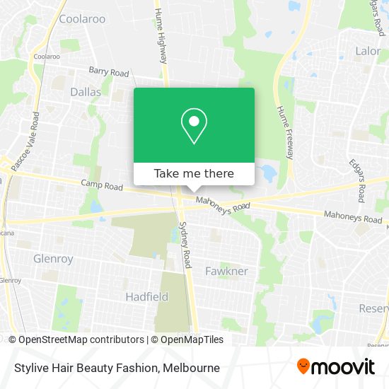 Stylive Hair Beauty Fashion map