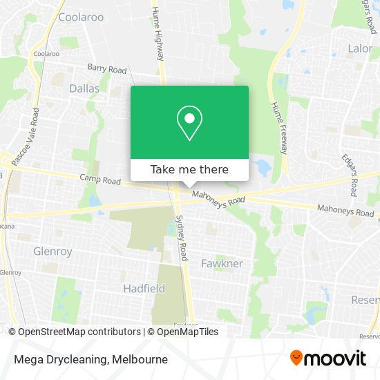 Mega Drycleaning map