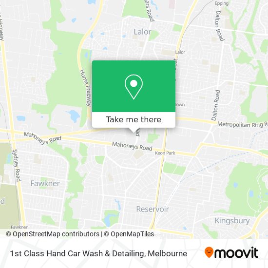 How to get to 1st Class Hand Car Wash & Detailing in Thomastown by Bus