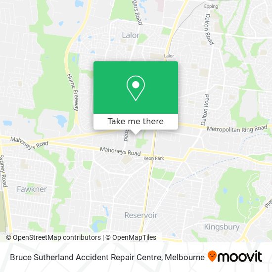 Bruce Sutherland Accident Repair Centre map