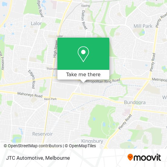 JTC Automotive map