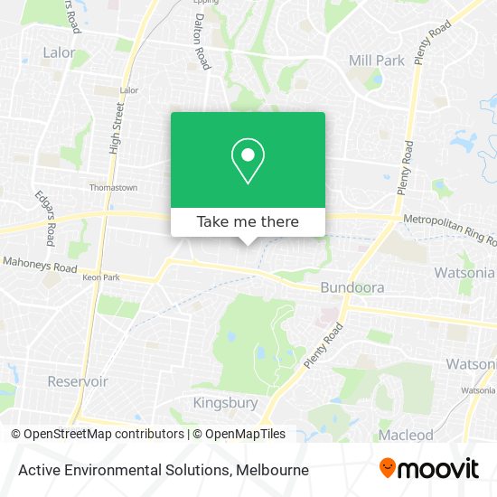 Active Environmental Solutions map