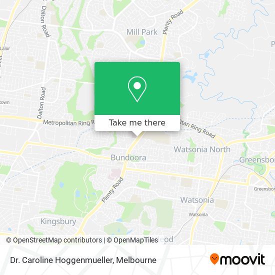 Dr. Caroline Hoggenmueller map