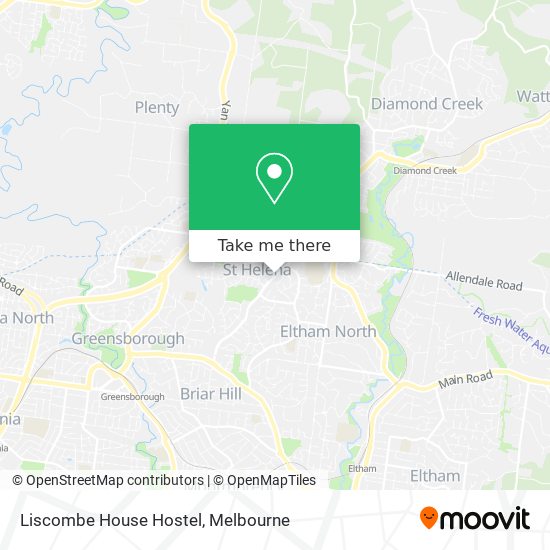 Liscombe House Hostel map
