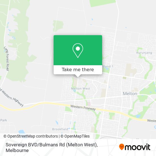 Sovereign BVD / Bulmans Rd (Melton West) map