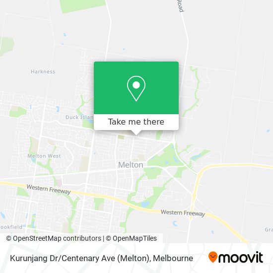 Mapa Kurunjang Dr / Centenary Ave (Melton)