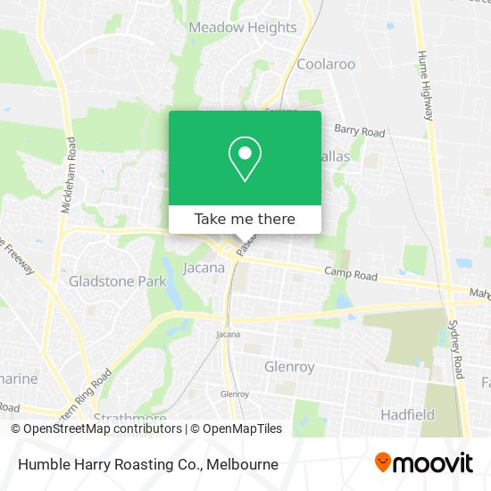 Humble Harry Roasting Co. map