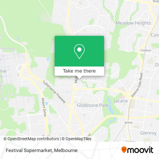 Festival Supermarket map