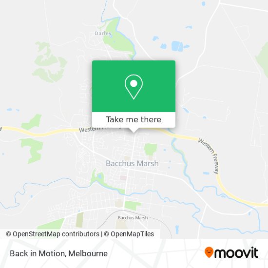 Back in Motion map