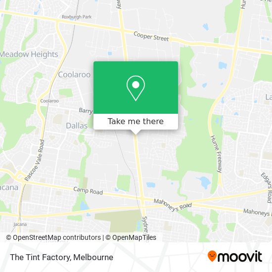 The Tint Factory map