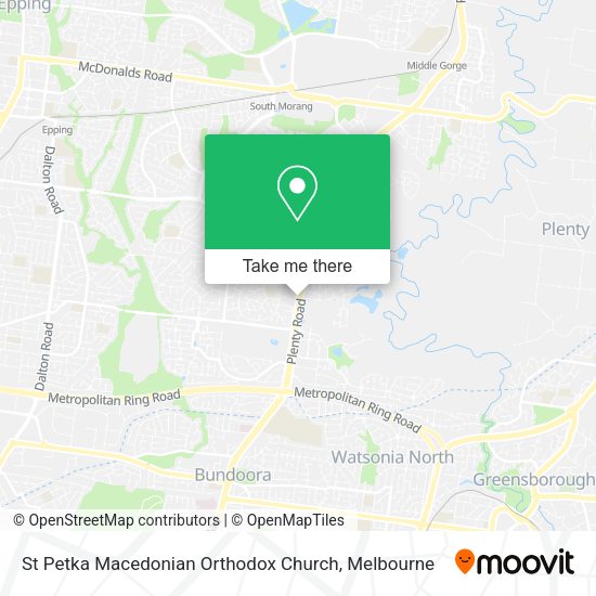 St Petka Macedonian Orthodox Church map