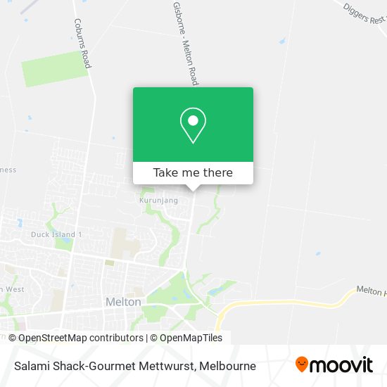 Salami Shack-Gourmet Mettwurst map