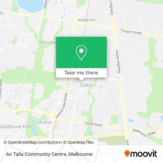 An Talla Community Centre map