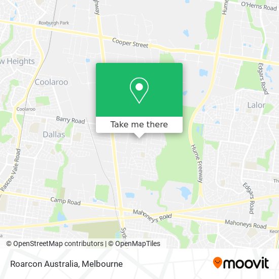 Roarcon Australia map