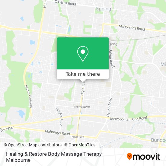 Healing & Restore Body Massage Therapy map