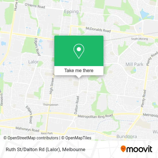 Mapa Ruth St/Dalton Rd (Lalor)