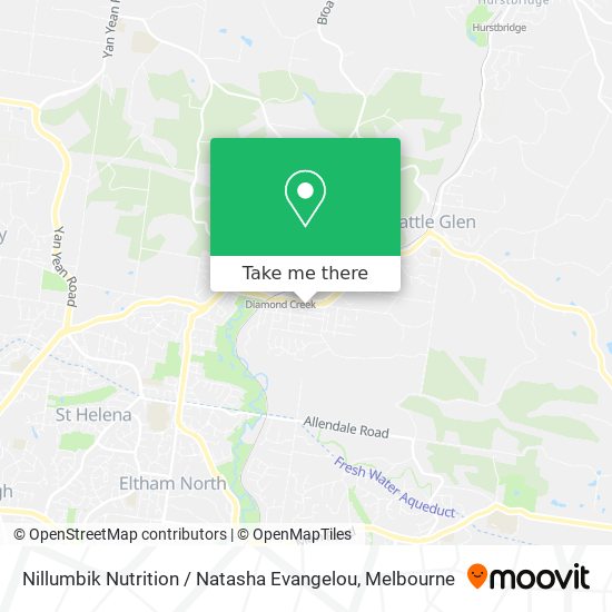 Nillumbik Nutrition / Natasha Evangelou map