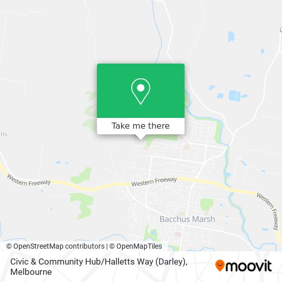 Civic & Community Hub / Halletts Way (Darley) map
