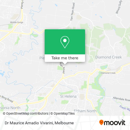 Dr Maurice Amadio Vivarini map