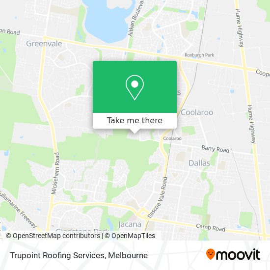 Trupoint Roofing Services map