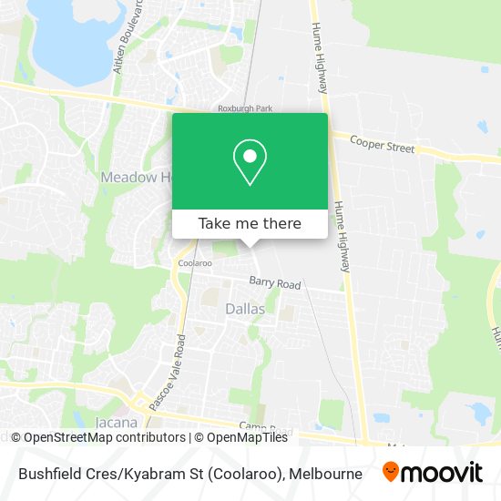 Bushfield Cres / Kyabram St (Coolaroo) map