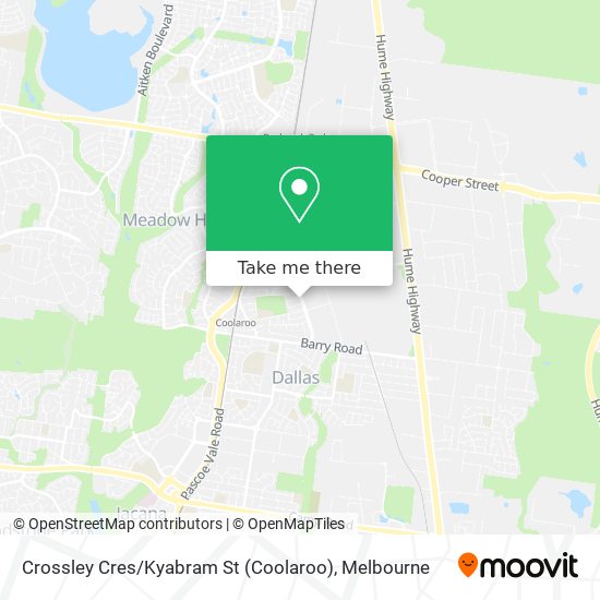 Crossley Cres / Kyabram St (Coolaroo) map